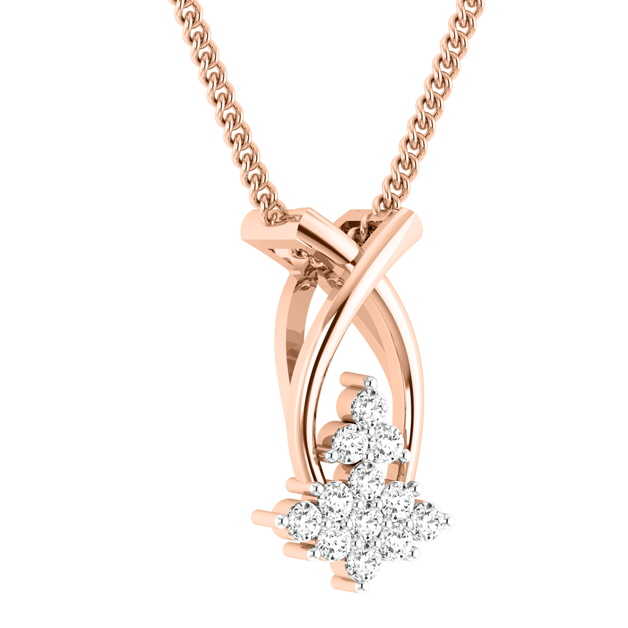 Catalina Round Diamond Office Wear Pendant